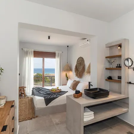 וילה Luxury Nissovilla With Private Pool & Sea Views קולימביה