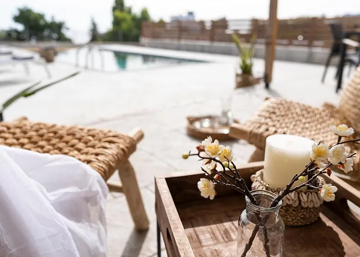 Luxury Nissovilla With Private Pool & Sea Views فيلة *