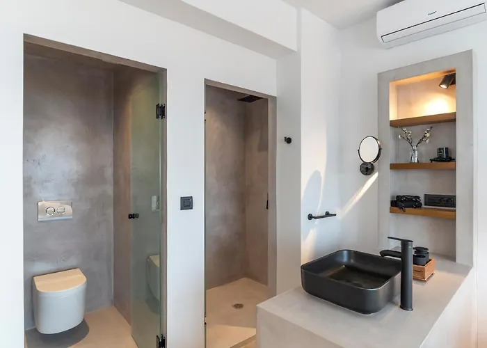 فيلة Luxury Nissovilla With Private Pool & Sea Views *